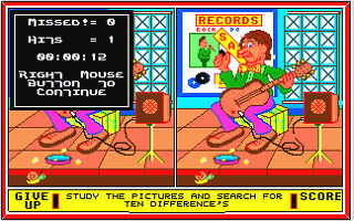 Spot the Difference atari screenshot